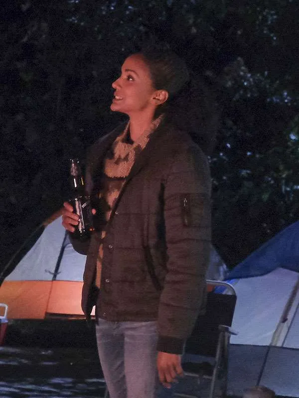 Nyla Harper The Rookie Black Puffer Jacket - Image 3