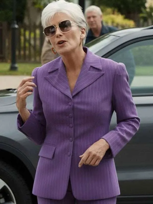 The Sheep Detectives Emma Thompson Purple Blazer