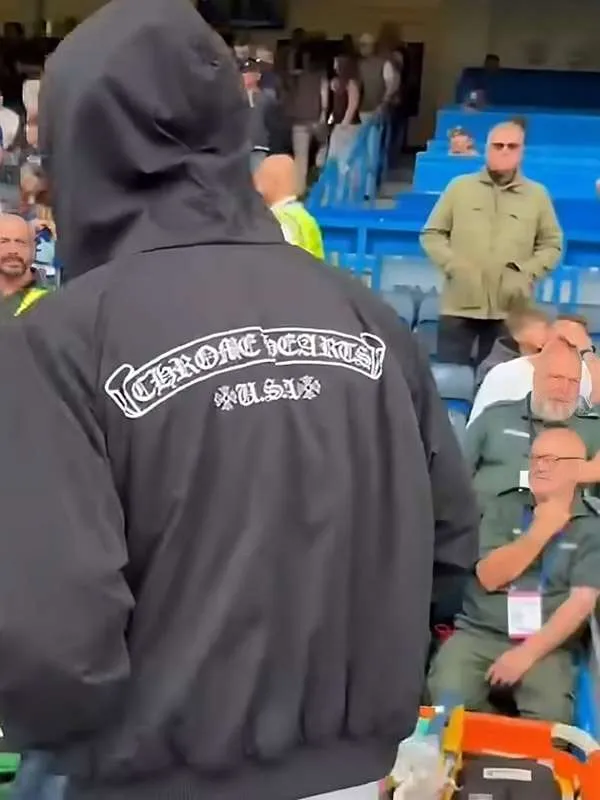 Timothee Chalamet Premier League Match Black Hoodie - Image 4