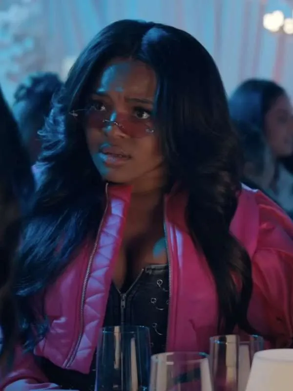Inayah Tyler Perry’s Finding Joy Pink Crop Jacket - Image 4