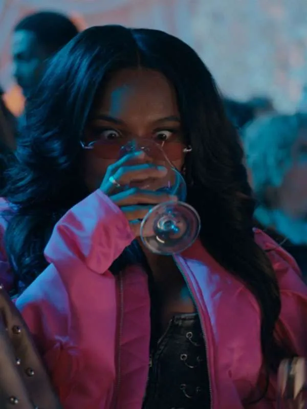 Inayah Tyler Perry’s Finding Joy Pink Crop Jacket - Image 3