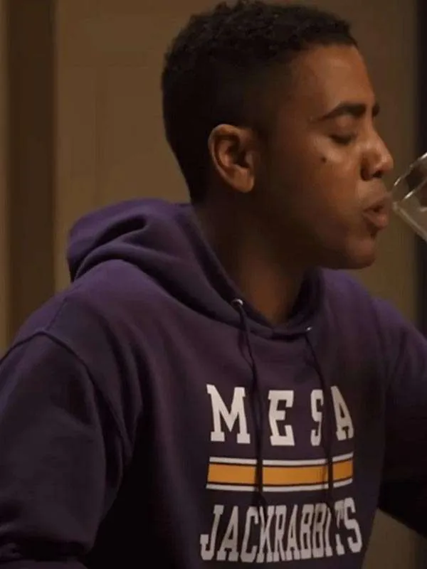 Unstoppable Jharrel Jerome Blue HoodieAnthony Robles Movie Unstoppable Mesa Jackrabbits Blue Hoodie