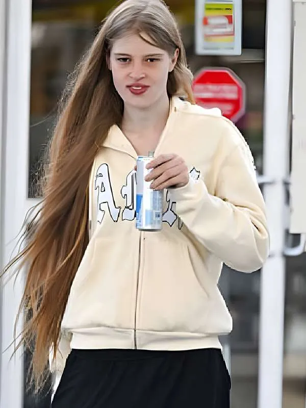 Vivian Jenna Wilson Beige Hoodie