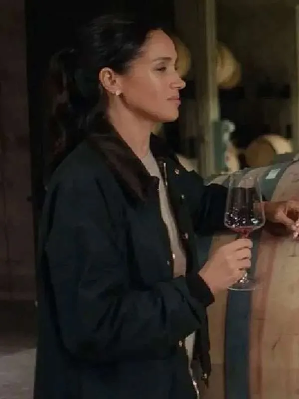 Meghan Markle With Love Meghan Black Jacket - Image 3