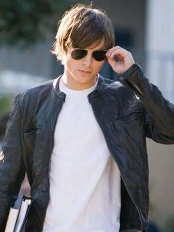 17 Again Zac Efron Leather Jacket