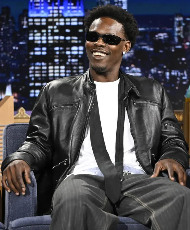 The Tonight Show Jazz Chisholm Jr. Leather Jacket - Image 2