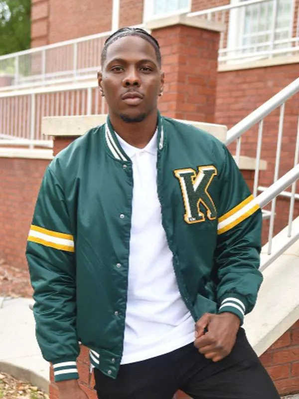 Cam Watkins All American Homecoming Green Varsity Jacket