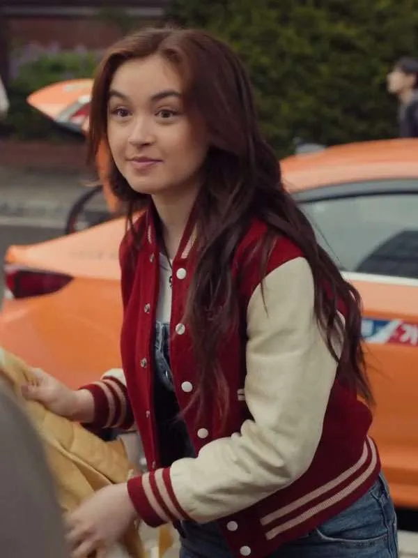 Anna Cathcart XO Kitty S02 Varsity Jacket - Image 3