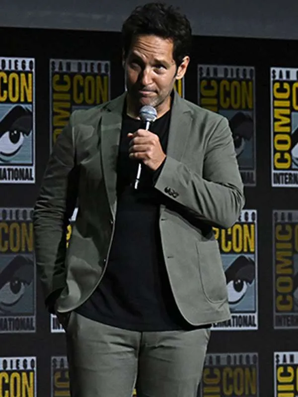 Paul Rudd Ant-Man and the Wasp: Quantumania Green Suit