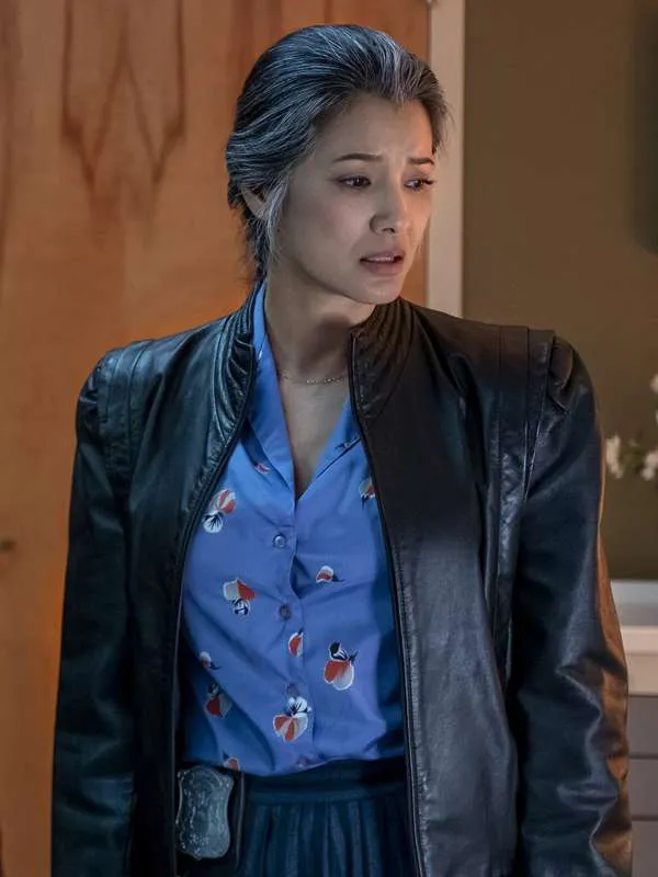 Detective Veronica Jin BMF Black Leather Jacket