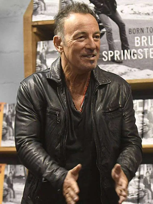 Bruce Springsteen Book Tour Leather Jacket - Image 3