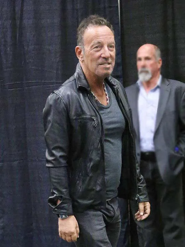 Bruce Springsteen Book Tour Leather Jacket - Image 5