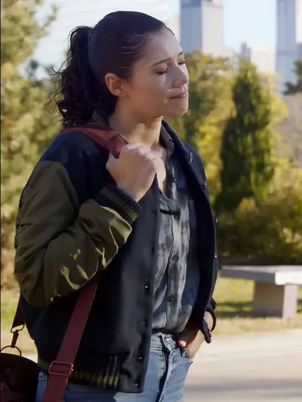 Chicago Fire S14 Violet Mikami Varsity Jacket - Image 2