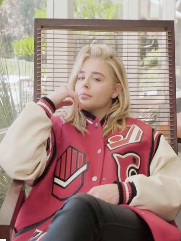 Chloë Grace Moretz Varsity Jacket - Image 2