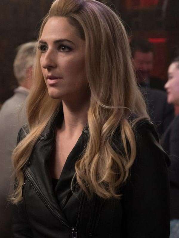 The Good Place D?Arcy Carden Black Leather Jacket - Image 2