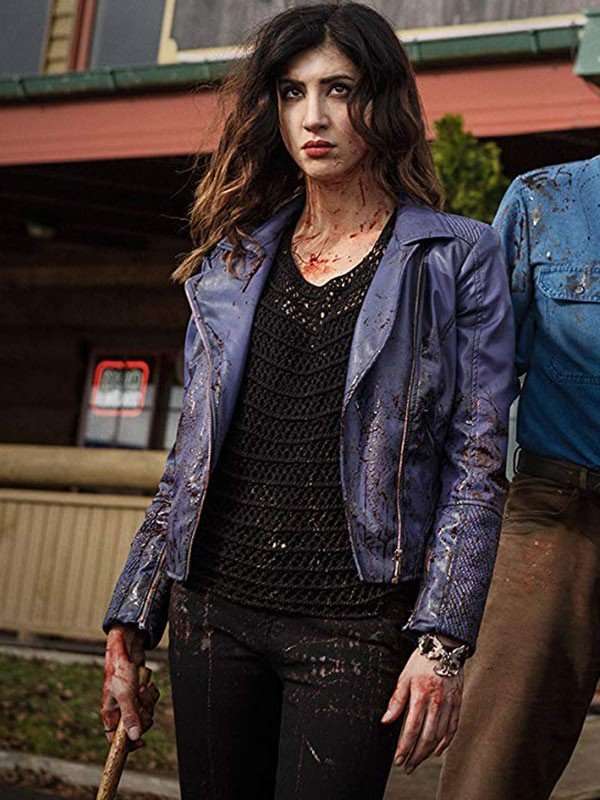 Ash vs Evil Dead Dana DeLorenzo Real Leather Jacket - Image 2