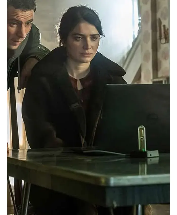 Disclosure Day Eve Hewson Shearling Jacket - Image 2