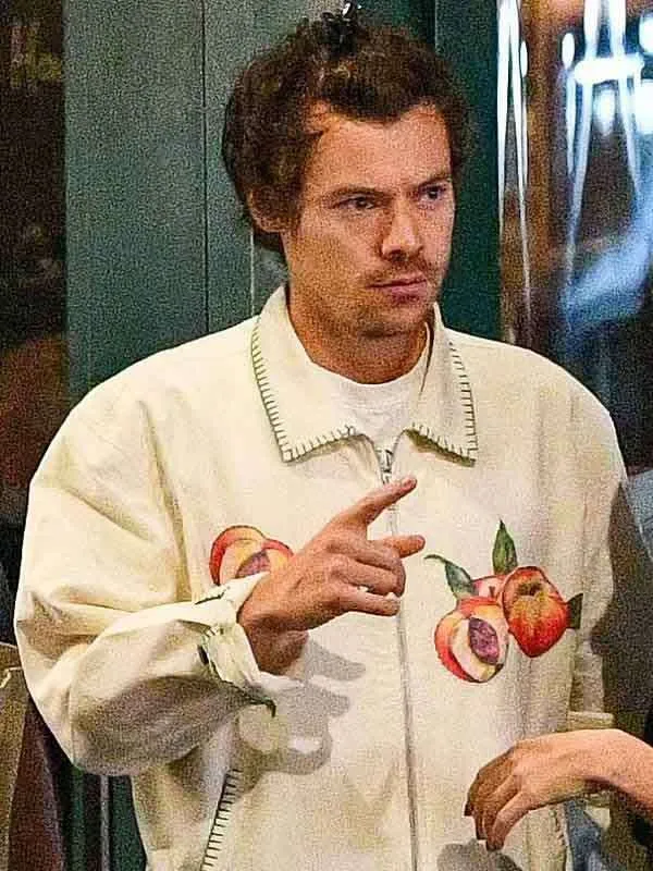 Harry Styles Don’t Worry Darling Peach Jacket - Image 2