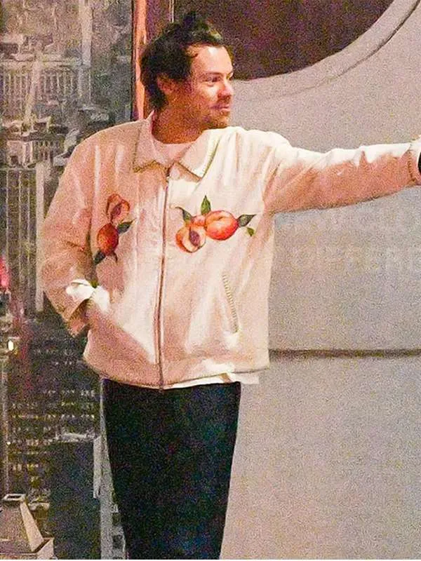 Harry Styles Don’t Worry Darling Peach Jacket - Image 3