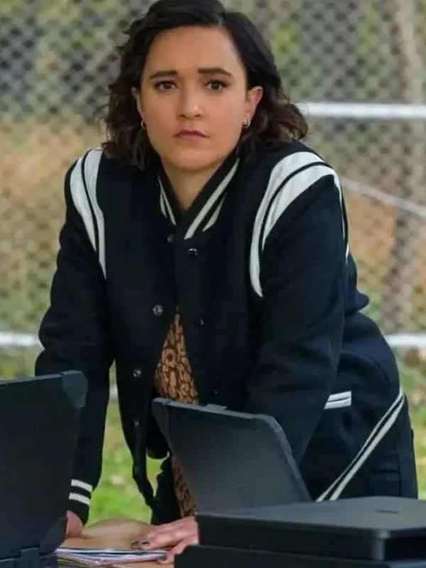 Hana Gibson FBI Most Wanted Black Varsity Jacket