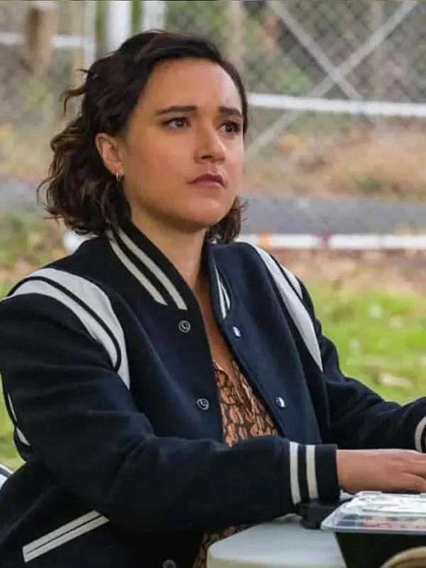 Hana Gibson FBI Most Wanted Black Varsity Jacket - Image 2