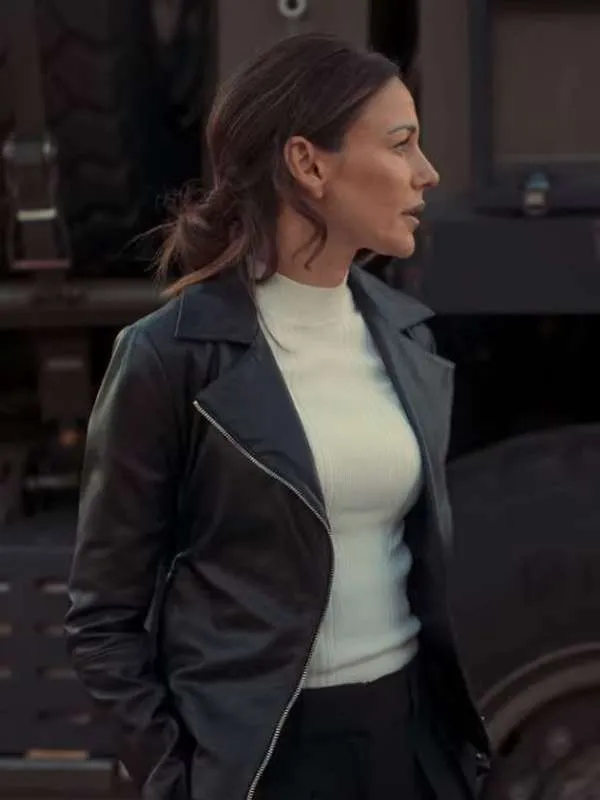 Fool Me Once S01 Michelle Keegan Leather Jacket - Image 3