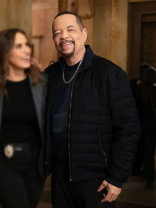 Law and Order SVU Ice-T Black Puffer Jacket