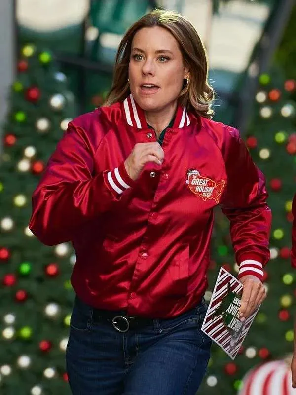 Ashley Williams Jingle Bell Run 2024 Varsity Jacket