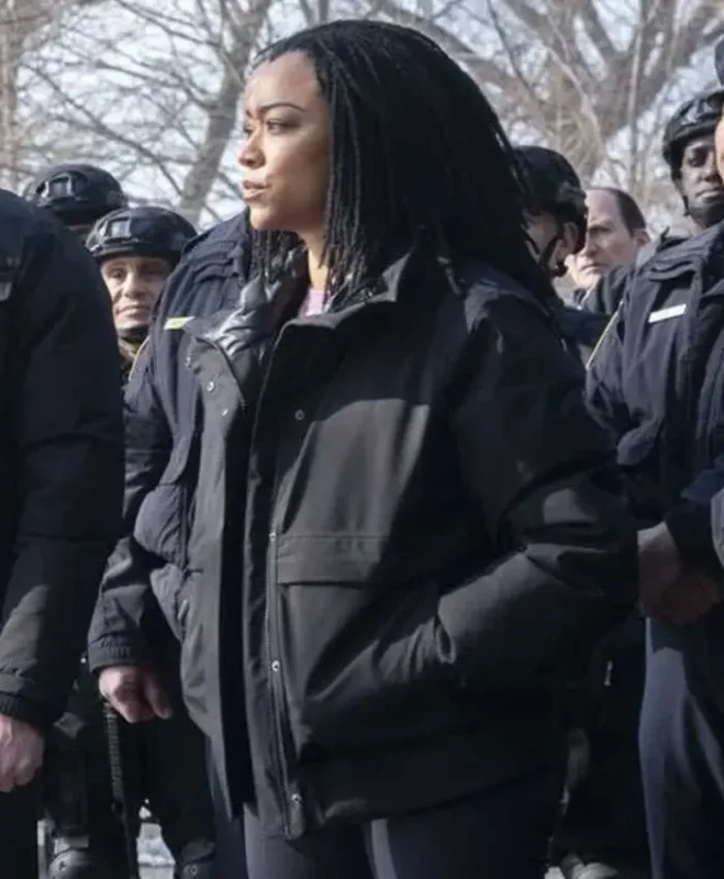 Lena Silver Boston Blue Black Jacket - Image 2