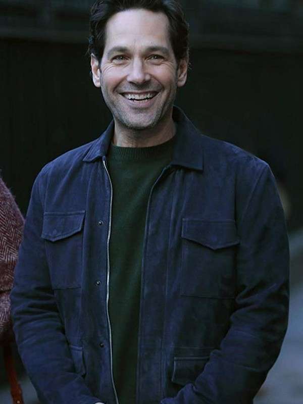 Paul Rudd Living With Yourself Black Leather Jacket