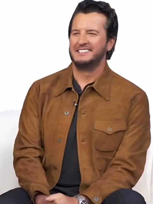 Luke Bryan Good Morning America Suede Leather Jacket