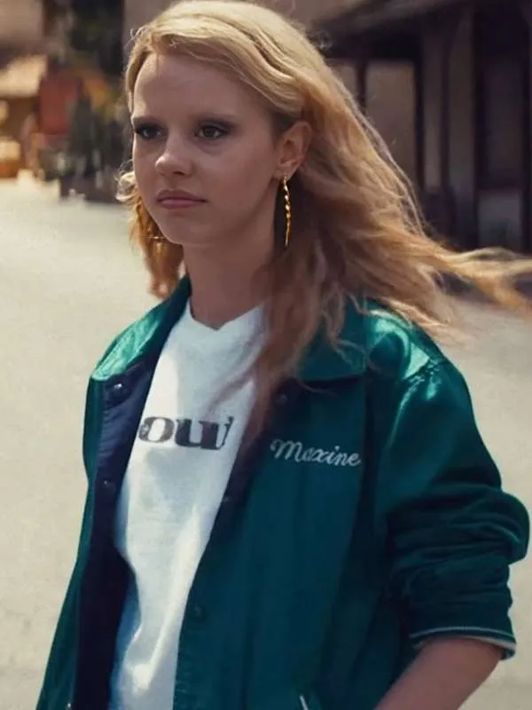 Mia Goth MaXXXine Green Jacket - Image 2
