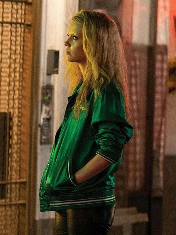 Mia Goth MaXXXine Green Jacket - Image 4