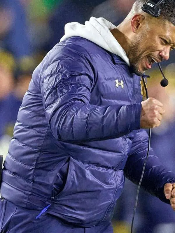 Notre Dame Marcus Freeman Jacket - Image 3