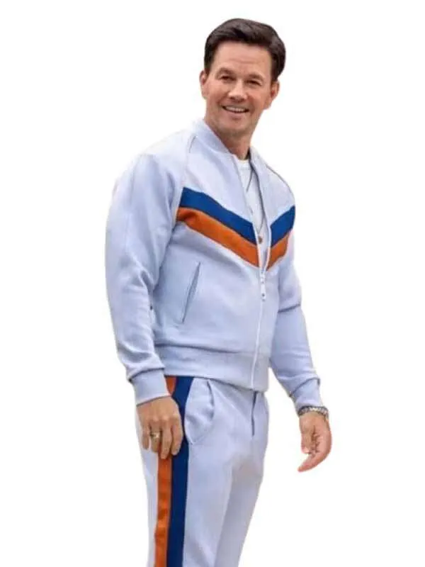 Mark Wahlberg Me Time White Tracksuit