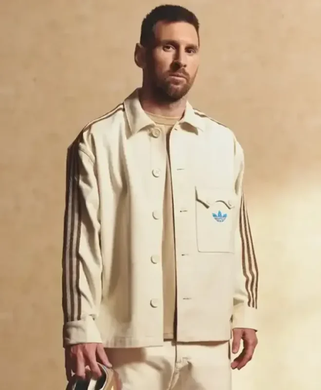 Messi Adidas Cream Track Jacket