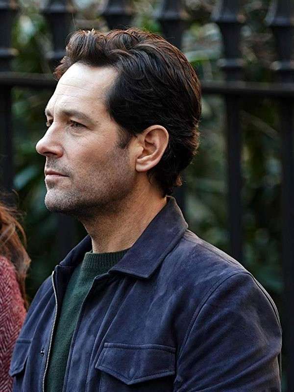 Paul Rudd Living With Yourself Black Leather Jacket - Image 3
