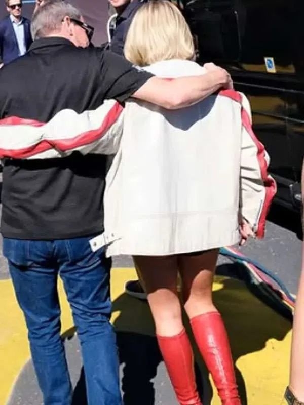 NASCAR Championship Sydney Sweeney White Jacket - Image 6