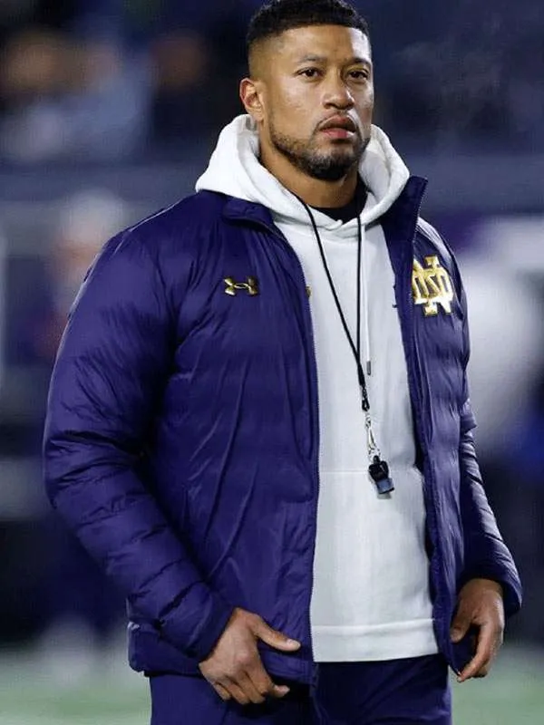 Notre Dame Marcus Freeman Jacket - Image 2
