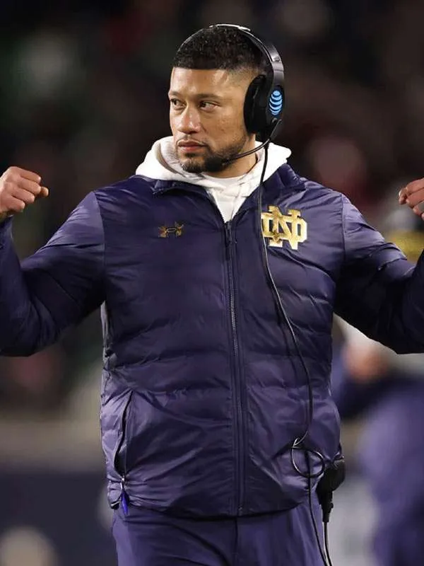 Notre Dame Marcus Freeman Jacket