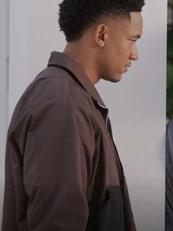 Peyton Alex Smith All American Homecoming Brown Jacket - Image 2