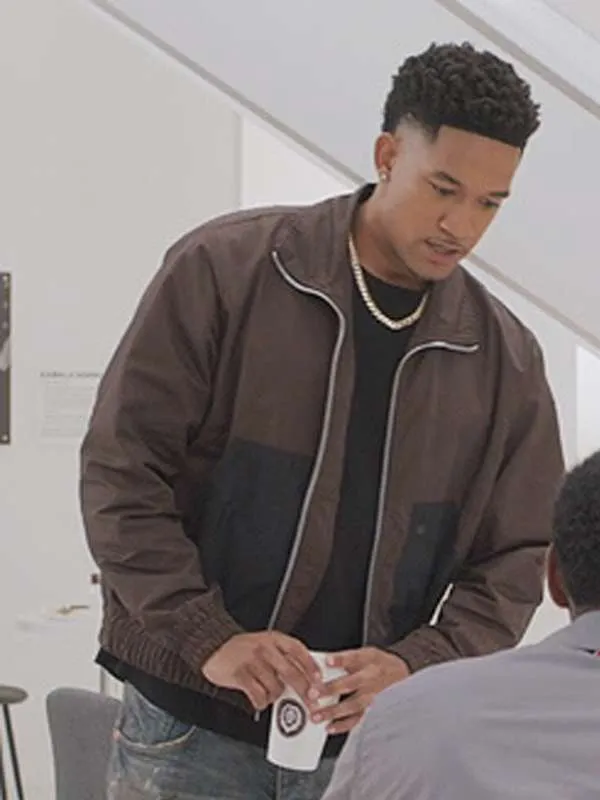 Peyton Alex Smith All American Homecoming Brown Jacket