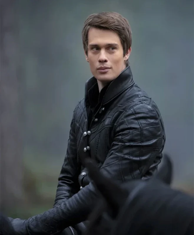 Prince Robert Cinderella Leather Black Jacket