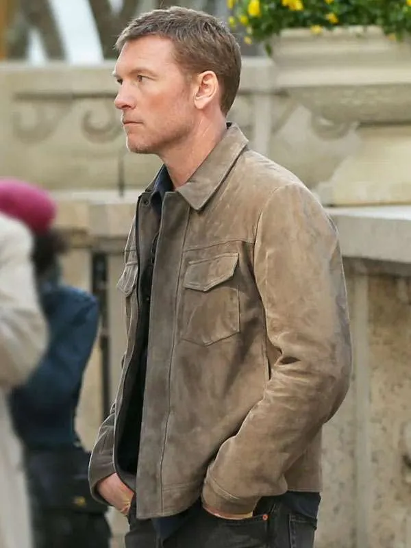 Movie Relay Sam Worthington Leather Jacket - Image 3