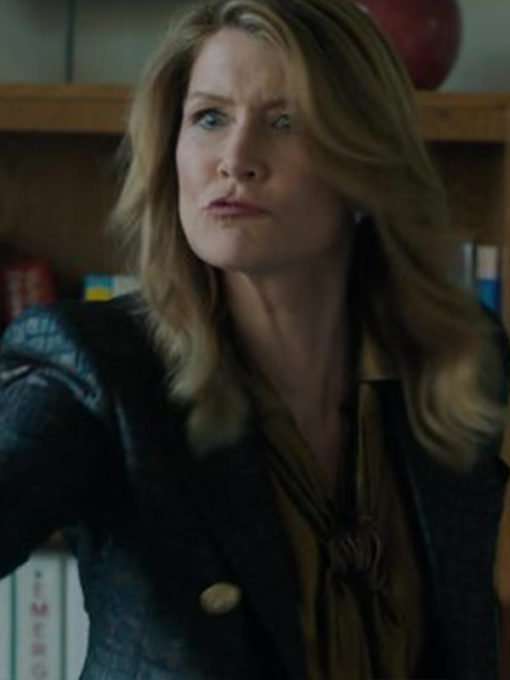 Renata Klein Big Little Lies Classic Crocodile Print Blazer - Image 2