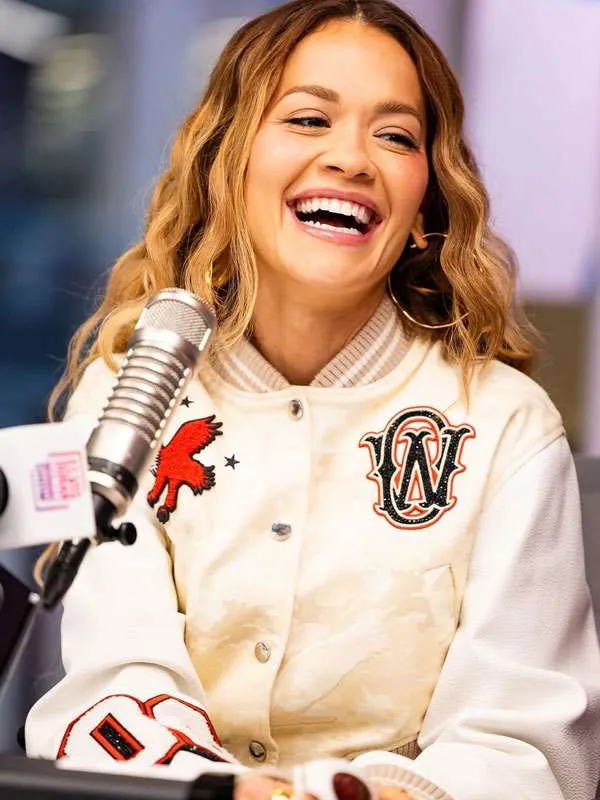 Rita Ora Elvis Duran Show Varsity Jacket - Image 3