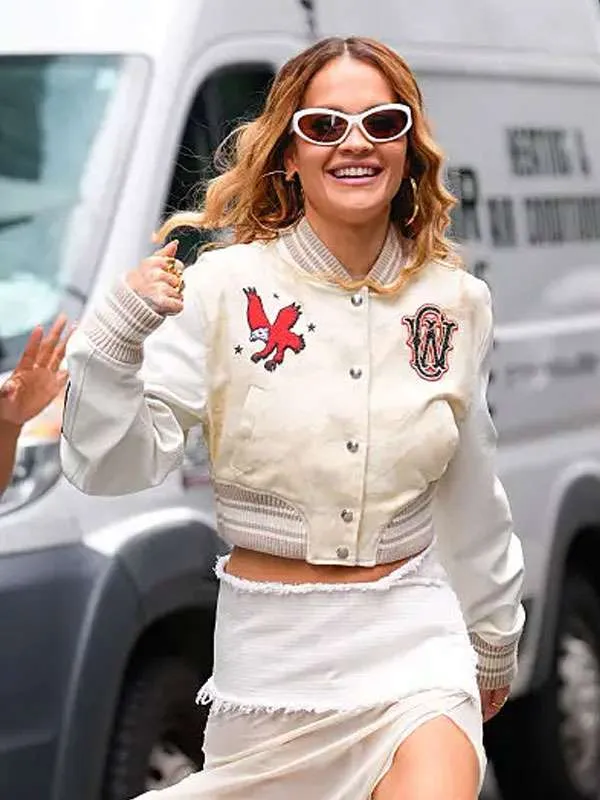 Rita Ora Elvis Duran Show Varsity Jacket - Image 2
