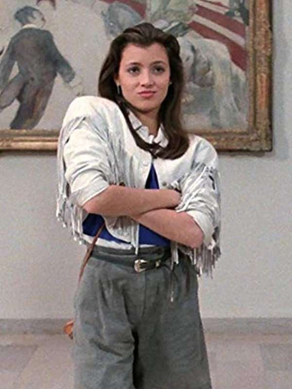 Ferris Bueller?s Day Off Mia Sara Sloane Peterson Fringe Jacket