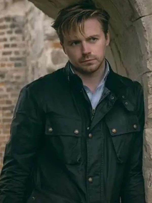 Jack Lowden Slow Horses Black Cotton Jacket