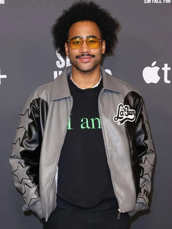 Pablo Grant Slow Horses S02 Premiere Night Leather Jacket